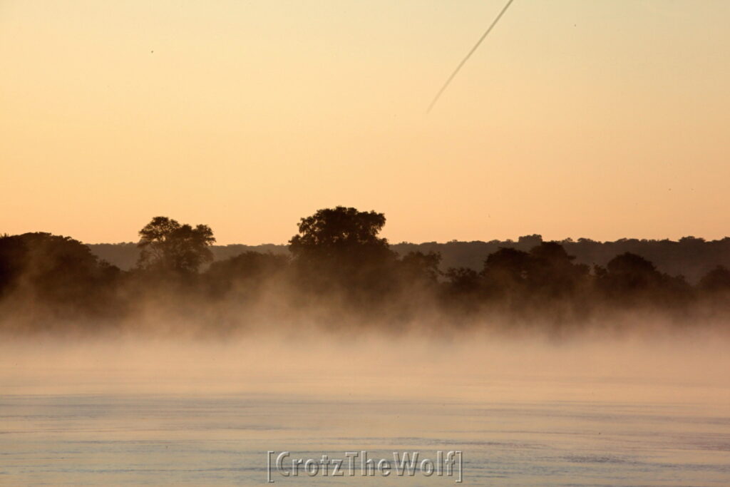 Zambesi misty sunrise