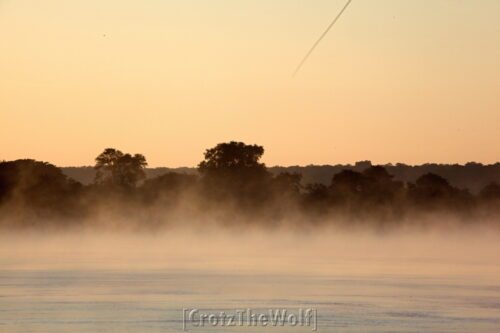 Zambesi misty sunrise