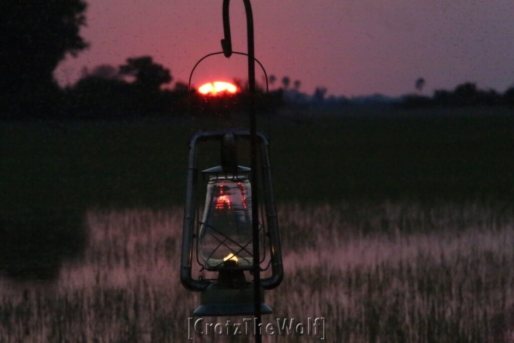 okavango sunset